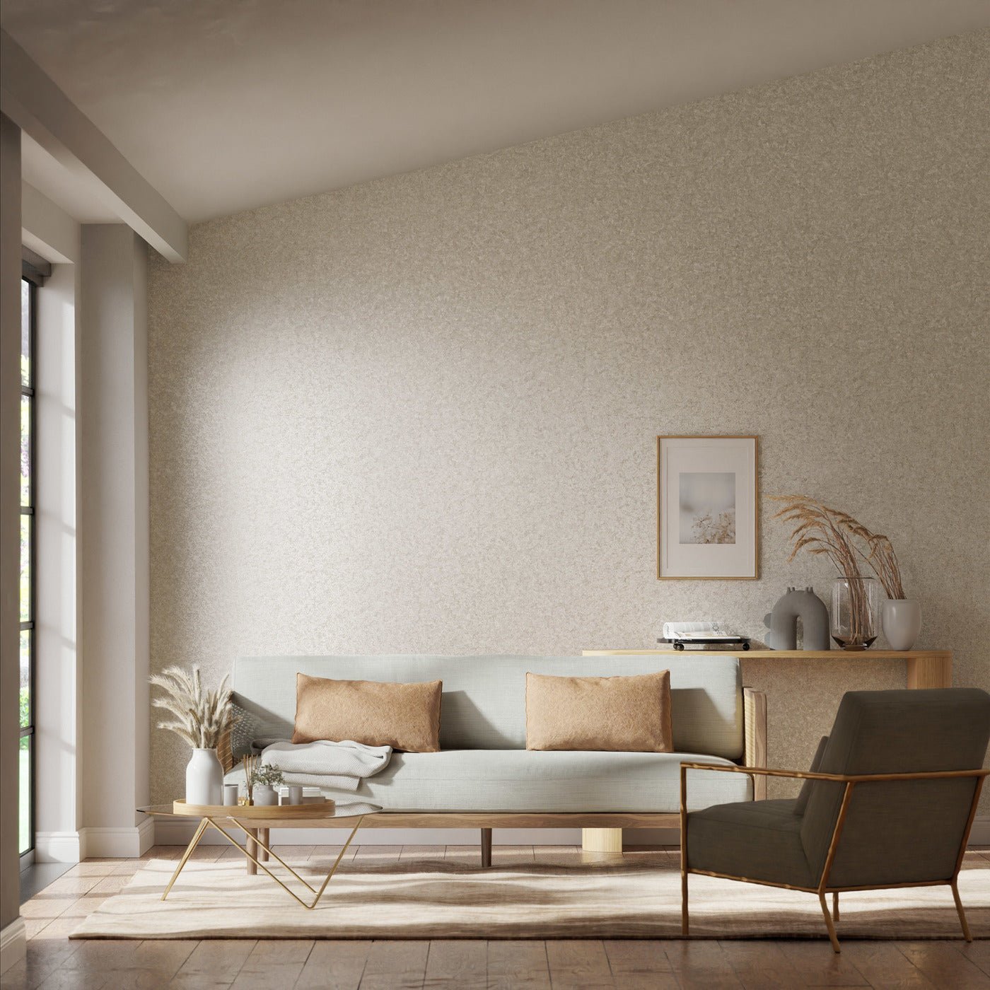 Coral Wallpaper - Steel - EREE110761 - Harlequin - Premier Wallcovering