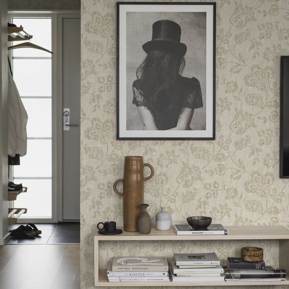 Cornelia Wallpaper - Beige - Boråstapeter - 38740 - Premier Wallcovering