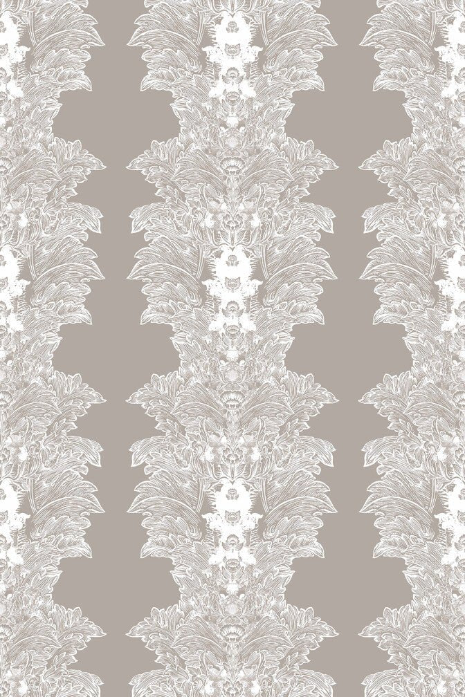 Cornice Crown Wallpaper - Beige - Timorous Beasties - STCO/CNCR/4008/01 - Premier Wallcovering