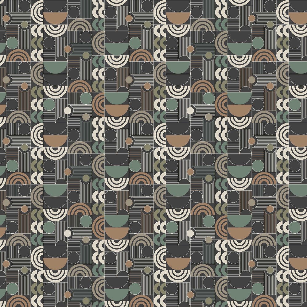 Cosmopolitan Wallpaper - Green/ Multi - Boråstapeter - 4755 - Premier Wallcovering