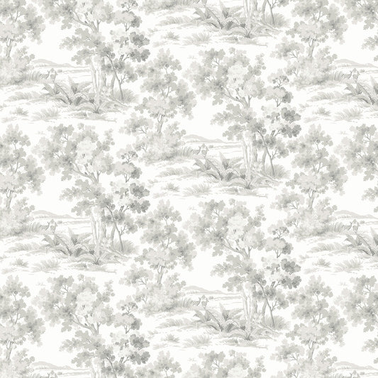 Countryside Morning Wallpaper - Grey - Boråstapeter - 7677 - Premier Wallcovering