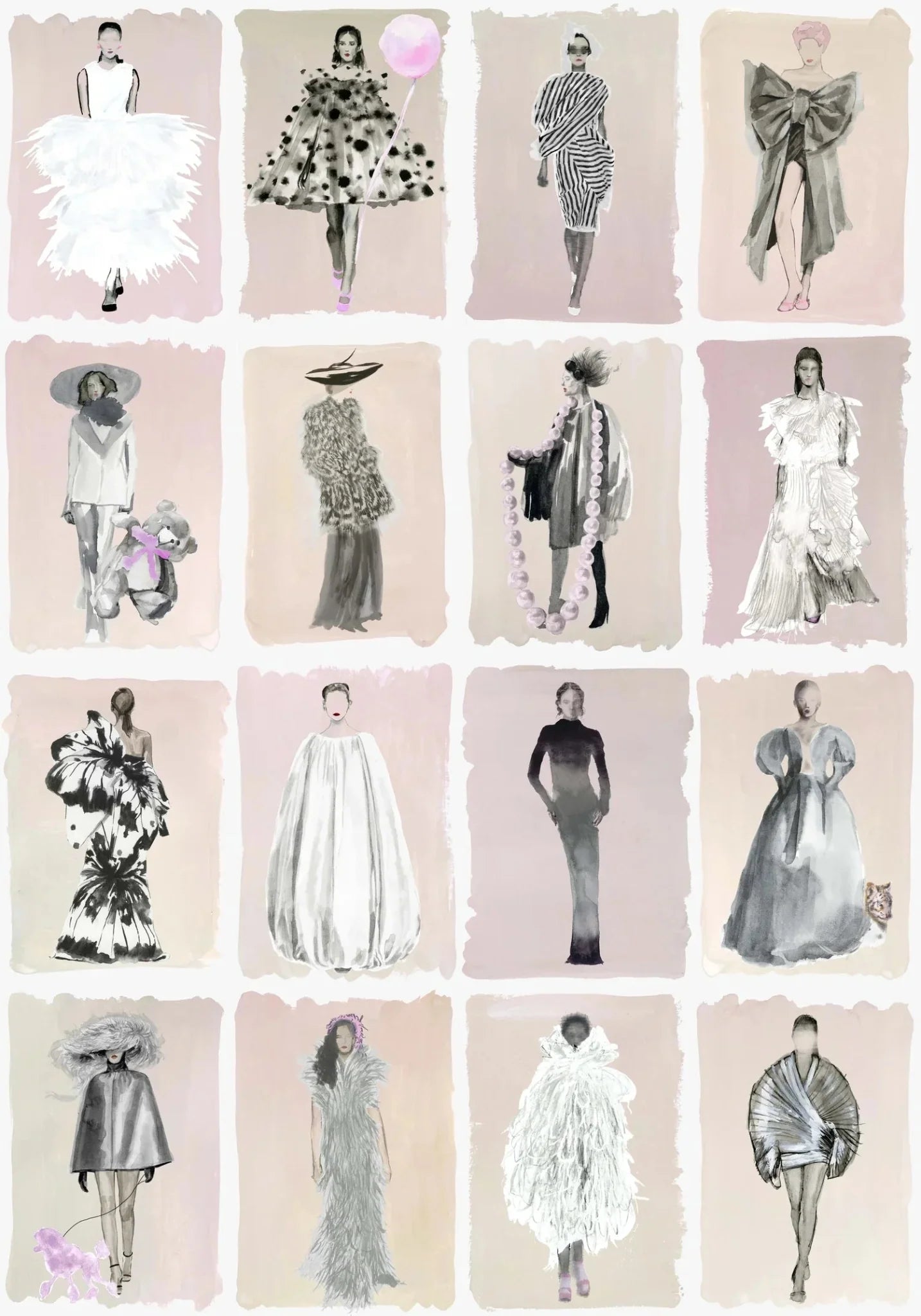 Couture Carousel Wallpaper - Blush Pearl - 175/1006M - Cole & Son - Premier Wallcovering