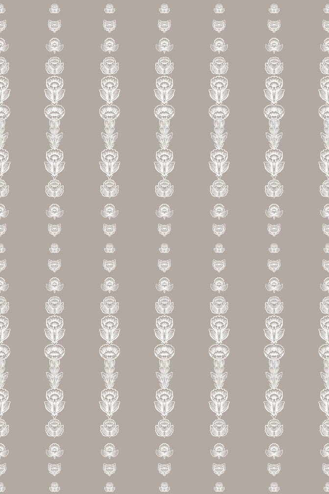 Coving Row Wallpaper - Beige - Timorous Beasties - STCO/CVRW/4008/01 - Premier Wallcovering