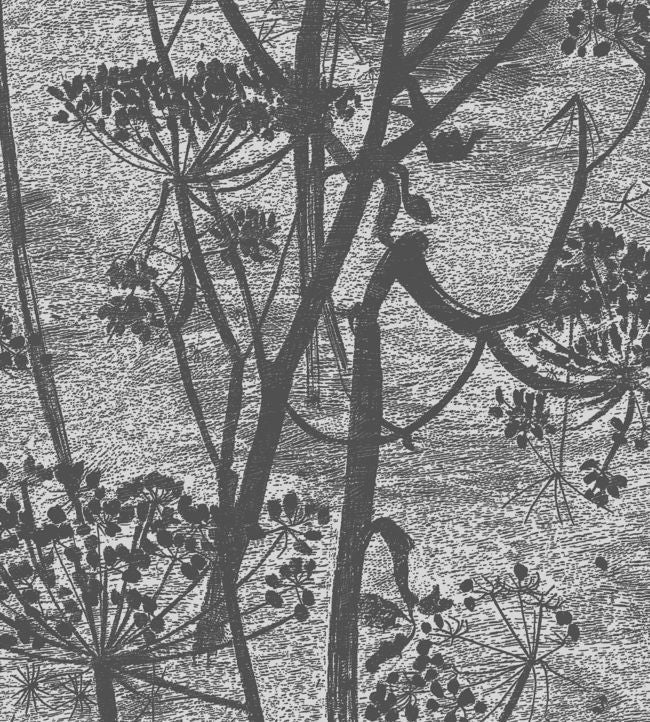 Cow Parsley Icons Wallpaper - Charcoal - 112/8026 - Cole & Son - Premier Wallcovering