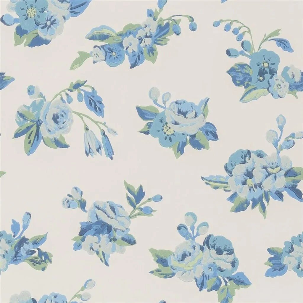 Craven Street Flower Wallpaper - Delft - English Heritage - PEH0006/03Wallpaper199