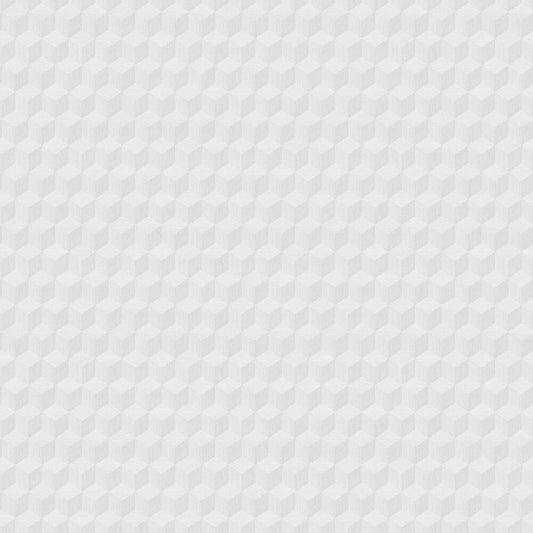 Cube Wallpaper - White - Boråstapeter - 4745 - Premier Wallcovering