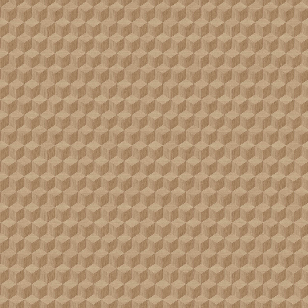 Cube Wallpaper - Brown - Boråstapeter - 4747 - Premier Wallcovering