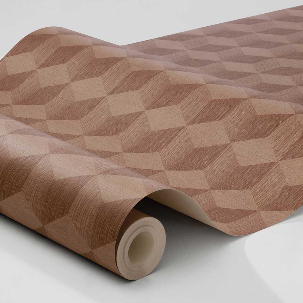 Cube Wallpaper - Rust - Boråstapeter - 4748 - Premier Wallcovering