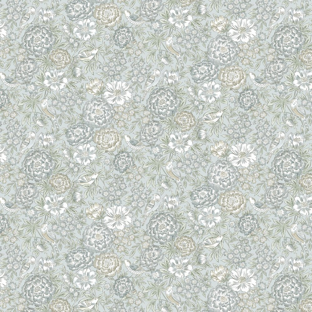 Dagmar Wallpaper - Blue - Boråstapeter - 5528 - Premier Wallcovering