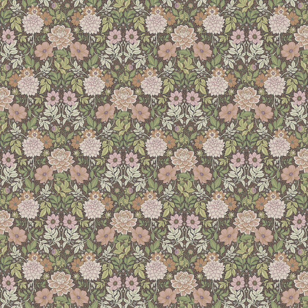 Dahlia Garden Wallpaper - Multicolour - Boråstapeter - 7693 - Premier Wallcovering