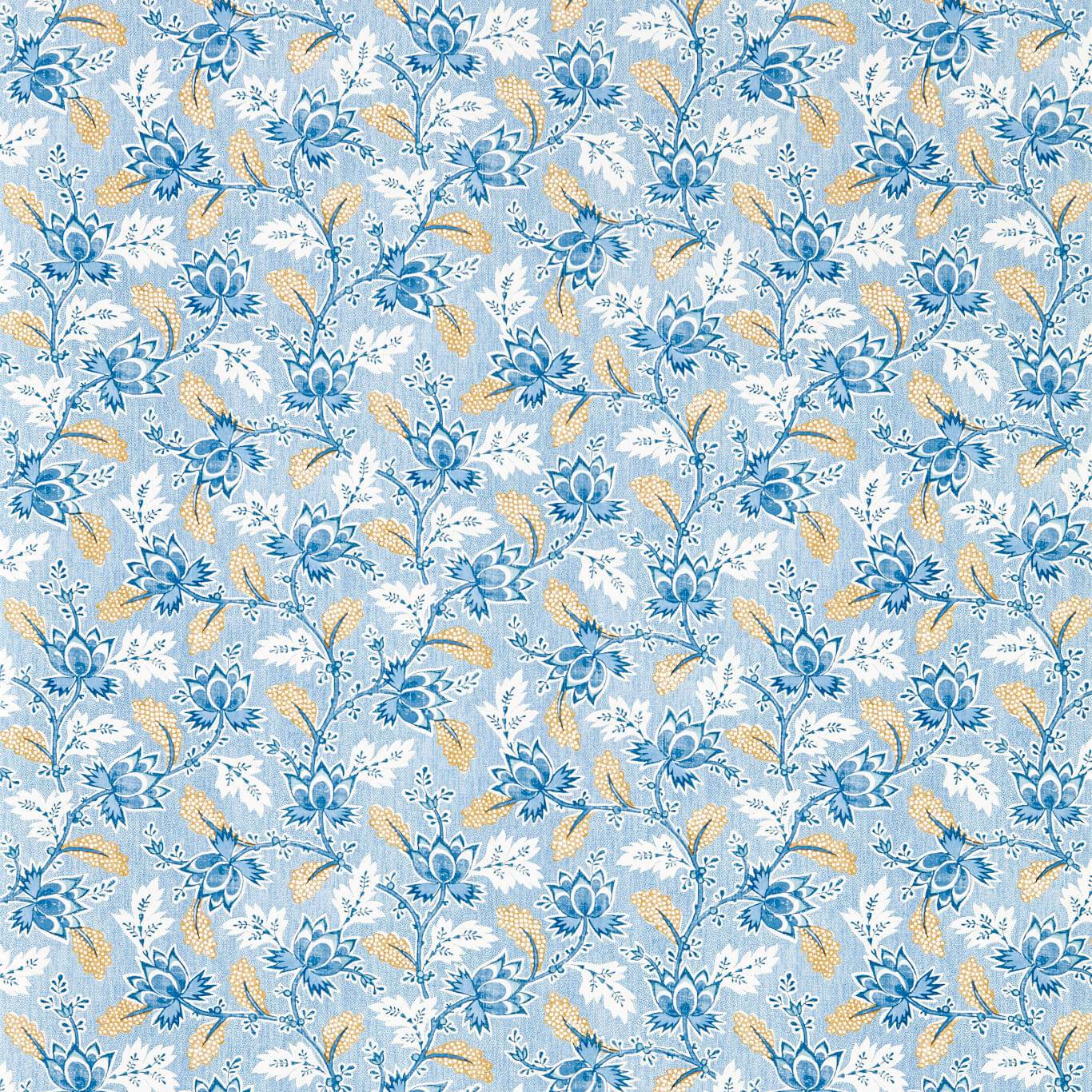 Dallimore Wallpaper - Indigo/multi - DABW217232 - Sanderson