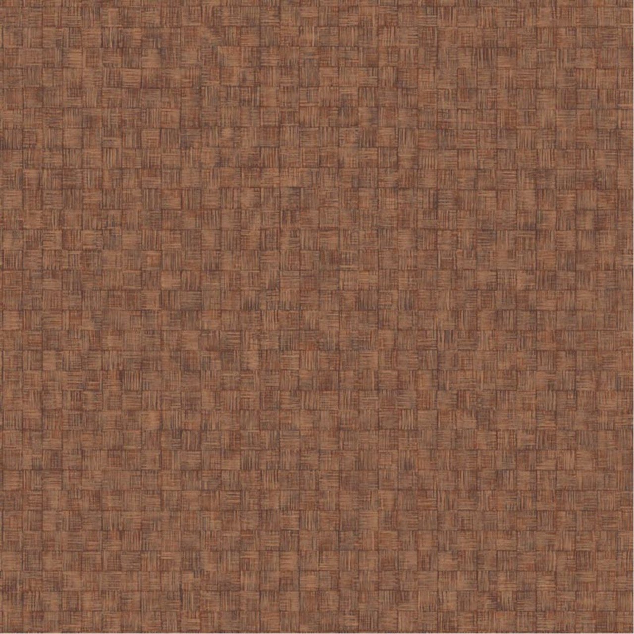 Damier Ginkgo Wallpaper - Terracotta - Casadeco - 86253530 - Premier Wallcovering