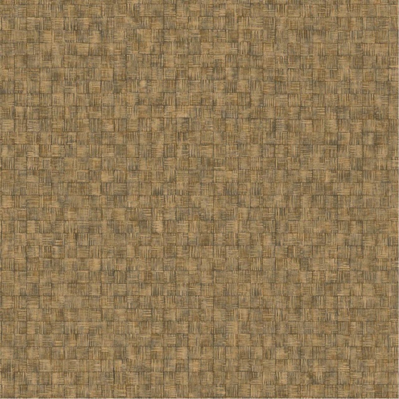Damier Ginkgo Wallpaper - Camel - Casadeco - 86251510 - Premier Wallcovering