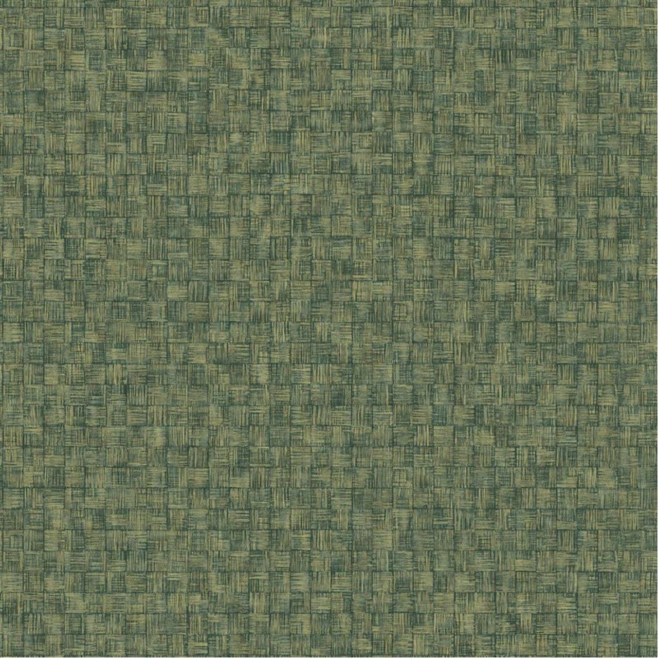 Damier Ginkgo Wallpaper - Vert Canopee - Casadeco - 86257427 - Premier Wallcovering