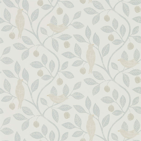 Damson Tree Wallpaper - Mineral/Dove - Sanderson - DHPO216365