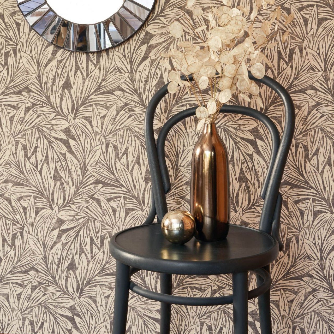 Danube Vienne Wallpaper - Beige - Casadeco - 87371212 - Premier Wallcovering