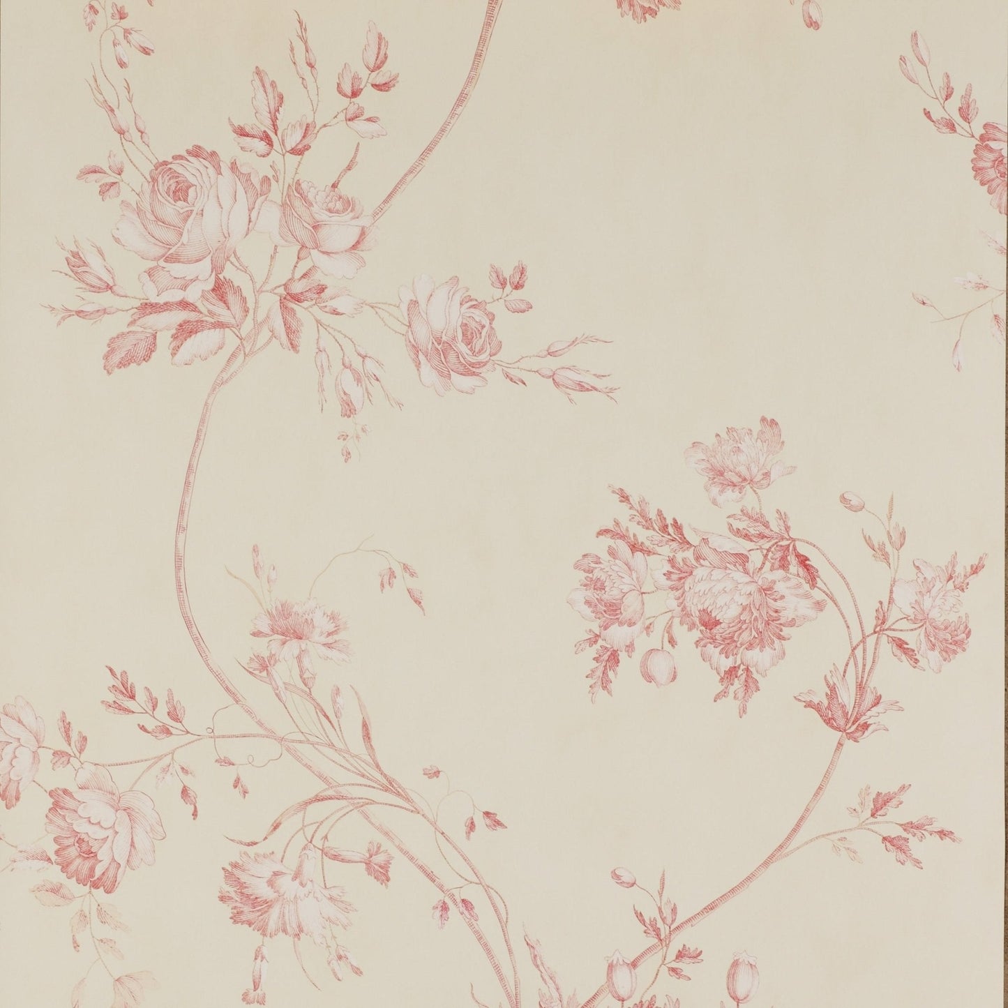 Darcy Wallpaper - Red - Colefax & Fowler - 07957/03