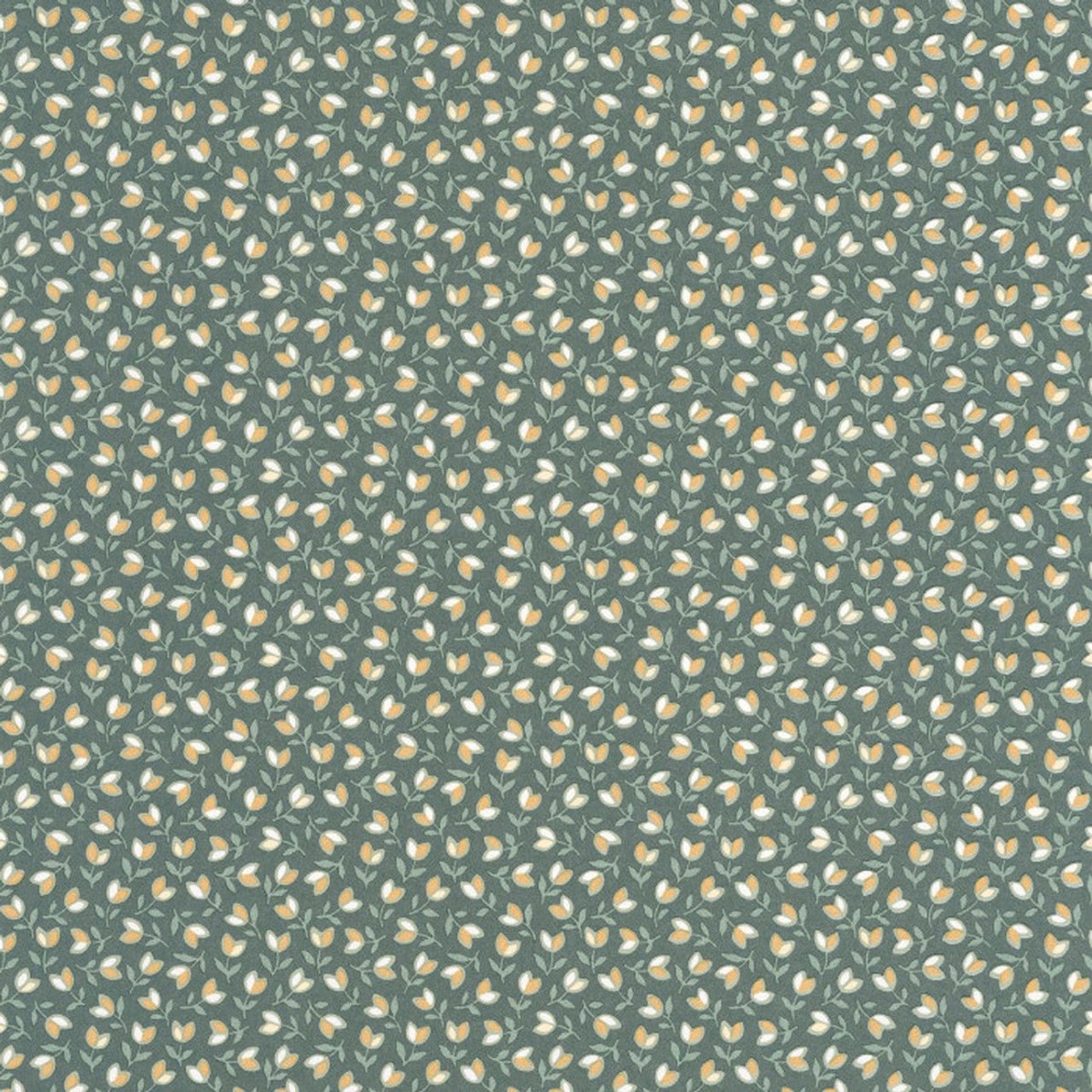 Darwin Tulip Flower Market Wallpaper - Vert Anglais - Casadeco - 89257407 - Premier Wallcovering