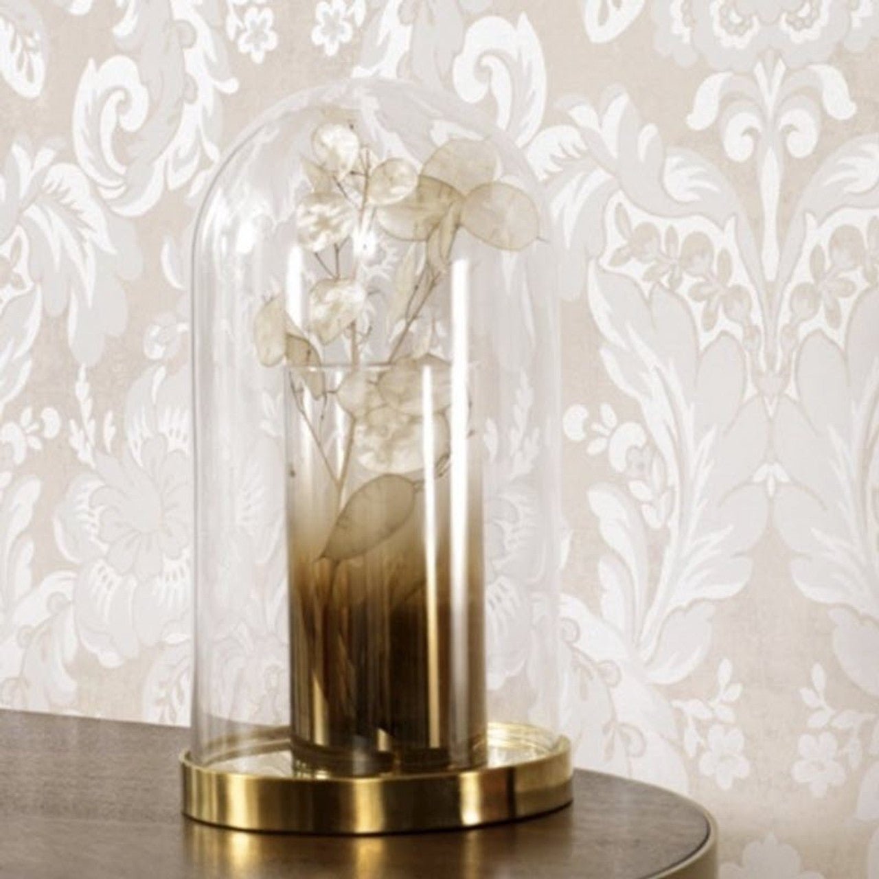 Demeure Montsegur Wallpaper - Blanc - Casadeco - 86060164 - Premier Wallcovering