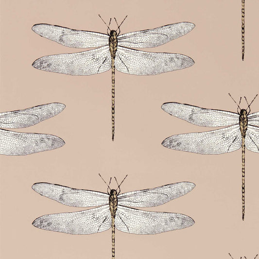 Demoiselle Wallpaper - Positano/First Light/Taupe - HRTW113142 - Harlequin - Premier Wallcovering