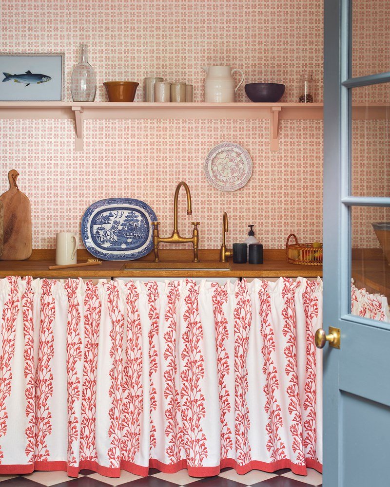 Dex Wallpaper - Red - J194W - 03 - Jane Churchill