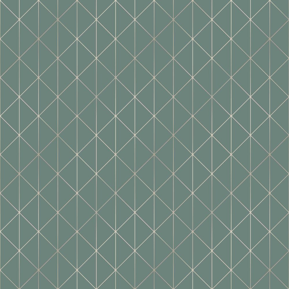 Diamonds Wallpaper - Green - Boråstapeter - 4740 - Premier Wallcovering