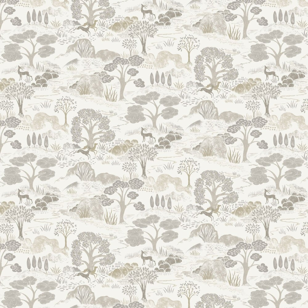 Diana Wallpaper - Grey - Boråstapeter - 5524 - Premier Wallcovering