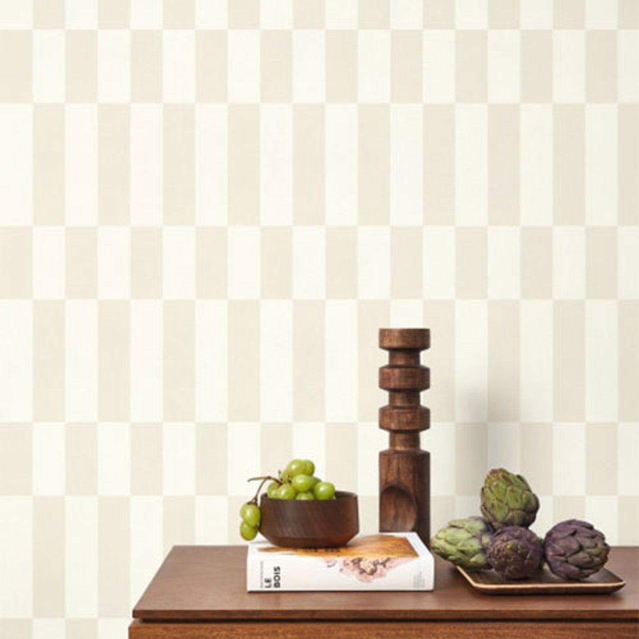 Diner Milano Sixties Wallpaper - Blanc - Casadeco - 89340111 - Premier Wallcovering