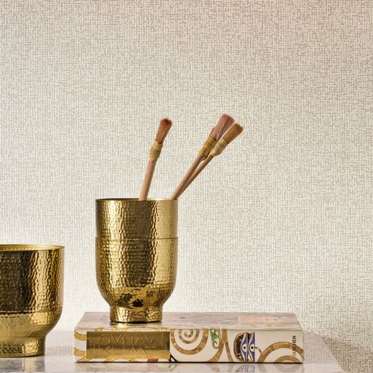 Dione Solaris Wallpaper - Blanc Craie - Casadeco - 201900047 - Premier Wallcovering