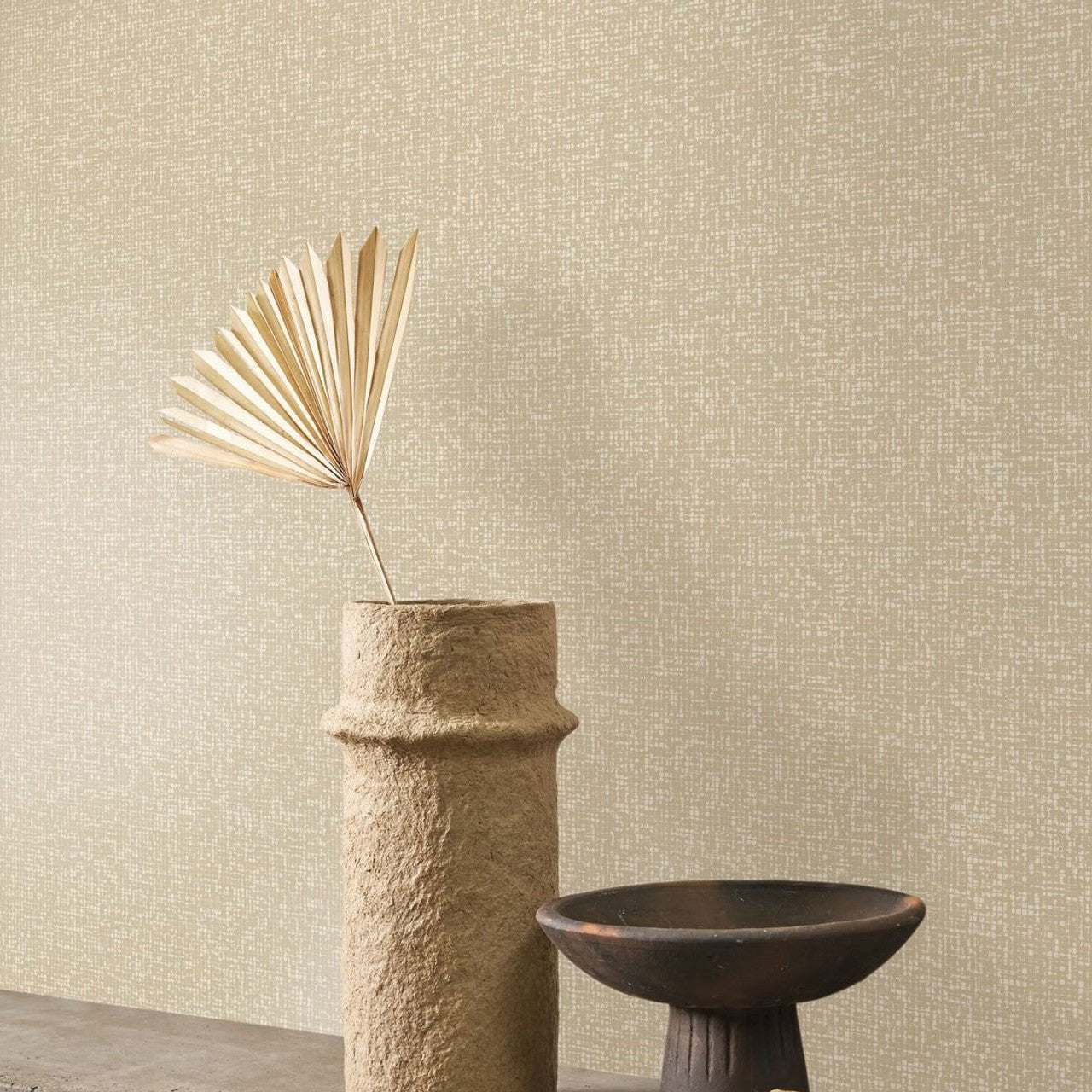 Dione Solaris Wallpaper - Beige Lin - Casadeco - 201901622 - Premier Wallcovering
