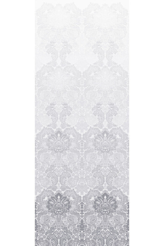 Disappearing Damask Superwide Wallpaper Panel - Grey - Timorous Beasties - ROR/DISD/OBRN/01 - Premier Wallcovering
