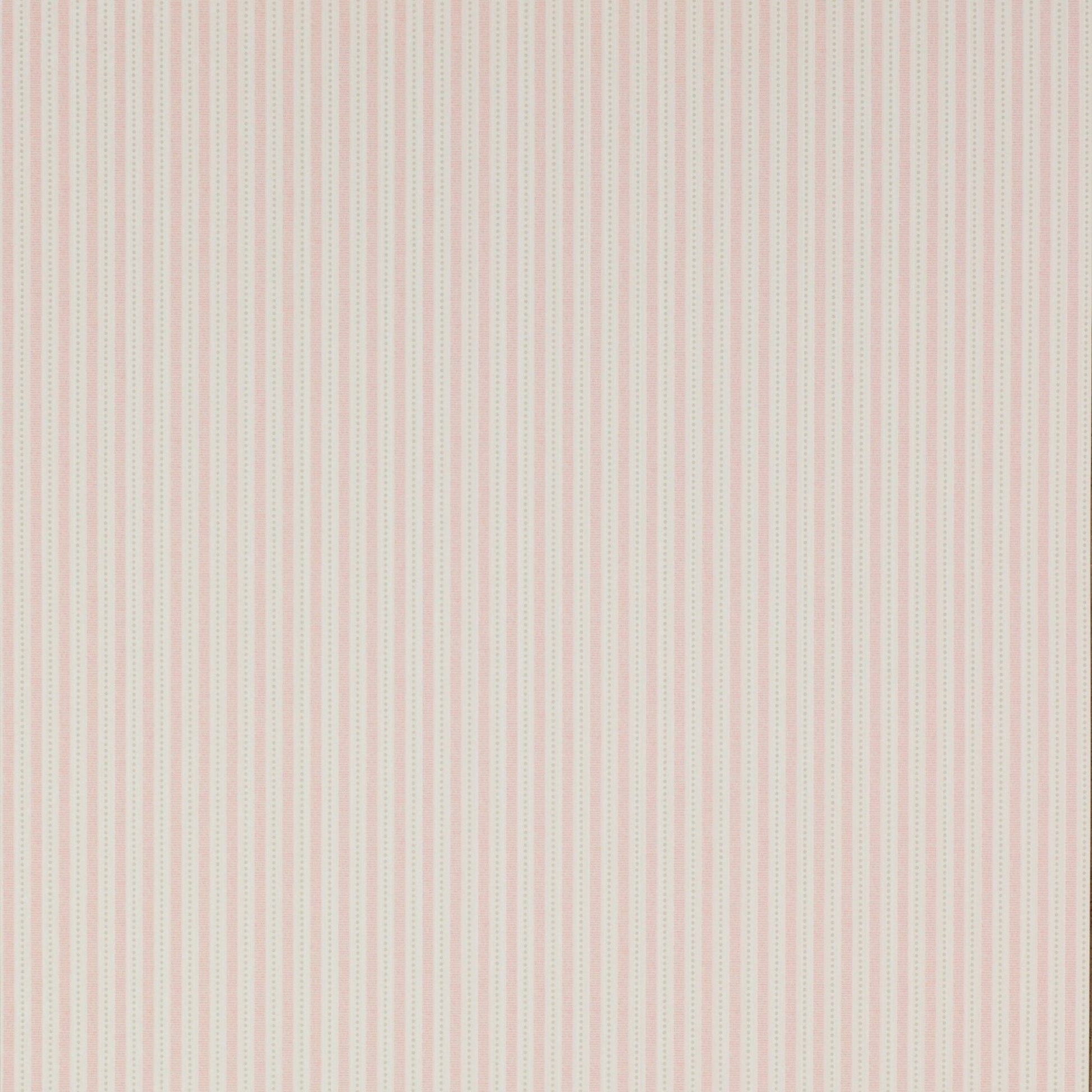 Ditton Stripe Wallpaper - Pink - Colefax & Fowler - 07146/03