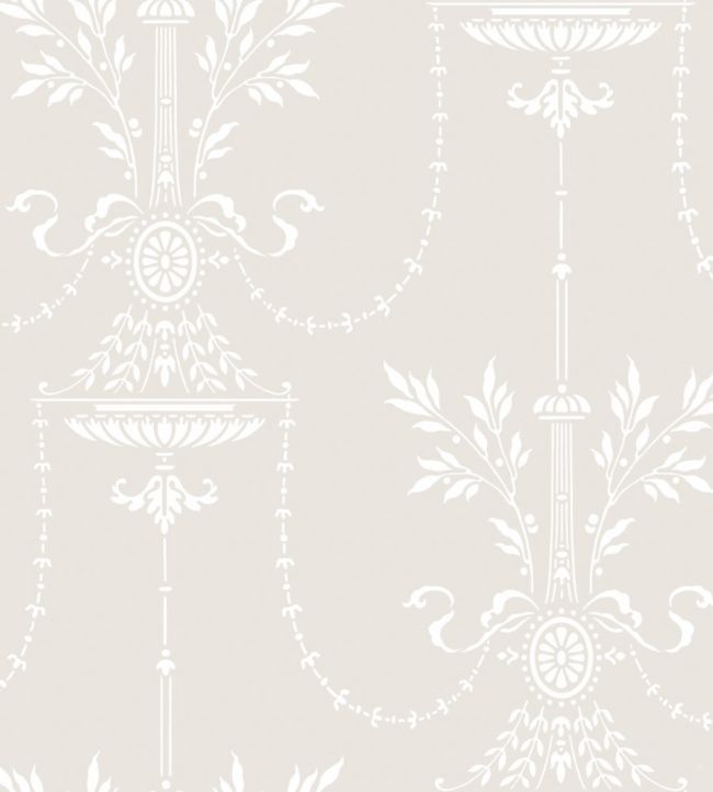 Dorset Wallpaper - Chalk on White - 88/7030 - Cole & Son - Premier Wallcovering