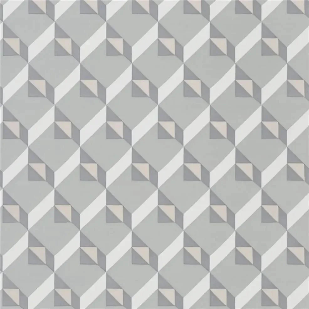 Dufrene Wallpaper - Zinc Blue - PDG1055/06 - Designers Guild