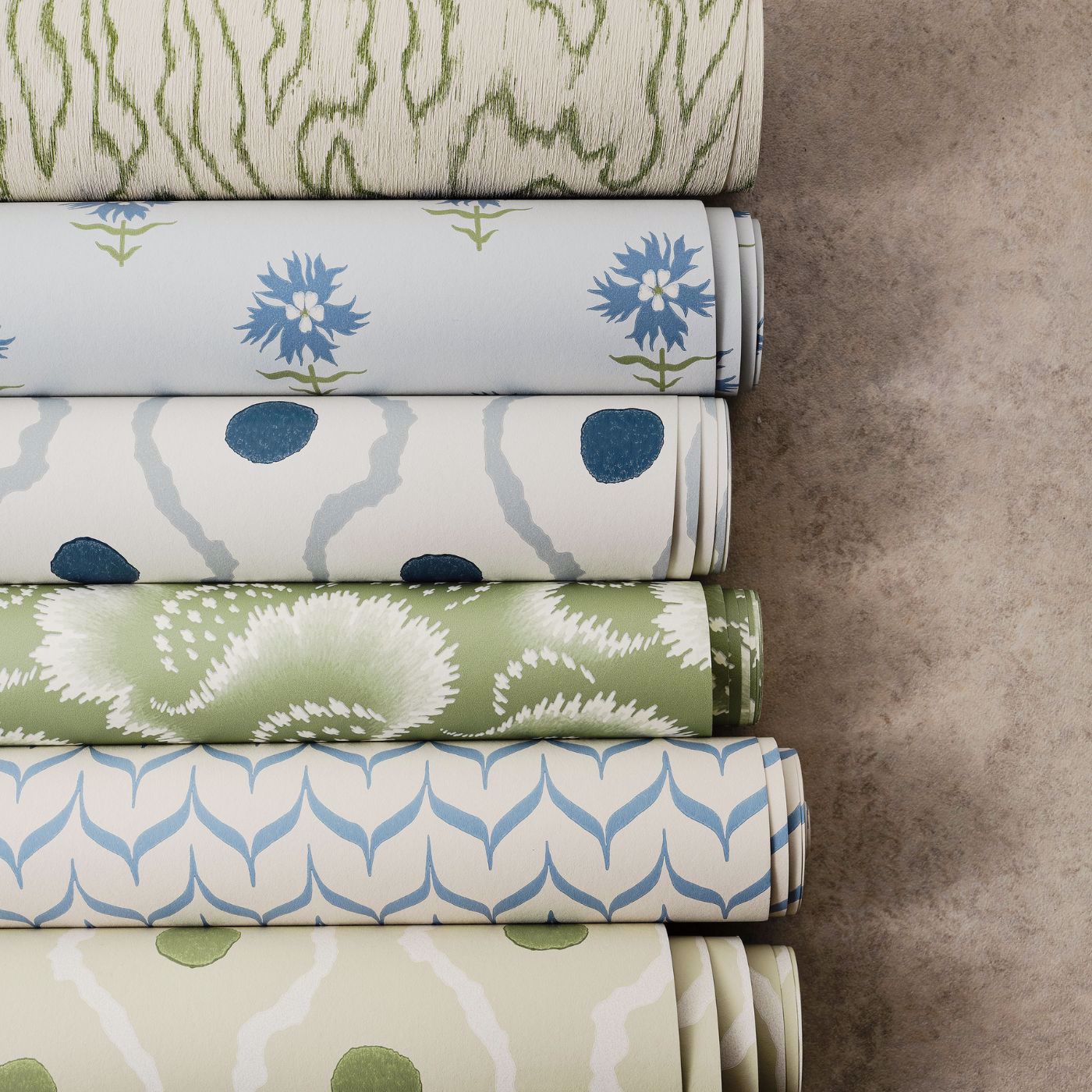 Edenfield Wallpaper - Neptune Green - HHHW113173 - Harlequin - Premier Wallcovering