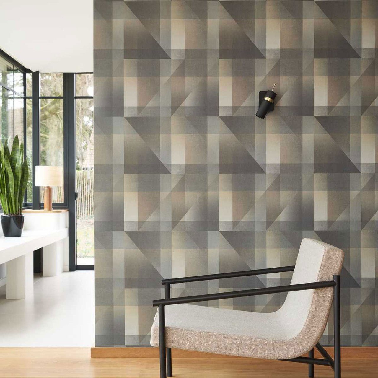 Edward Carnaby Street Wallpaper - Noir Fusain - Casadeco - 200509523 - Premier Wallcovering