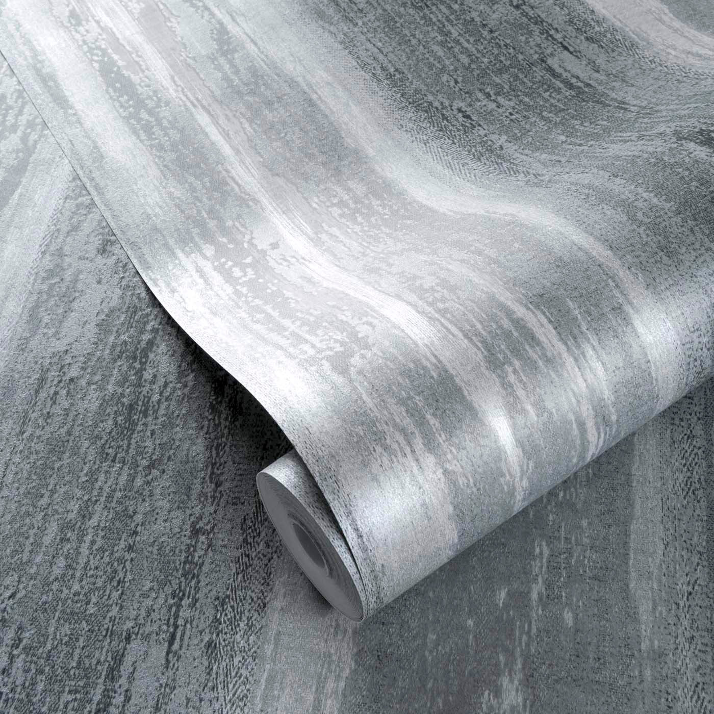Effetto Wallpaper - Pewter - Clarke & Clarke - W0179/03 - Premier Wallcovering
