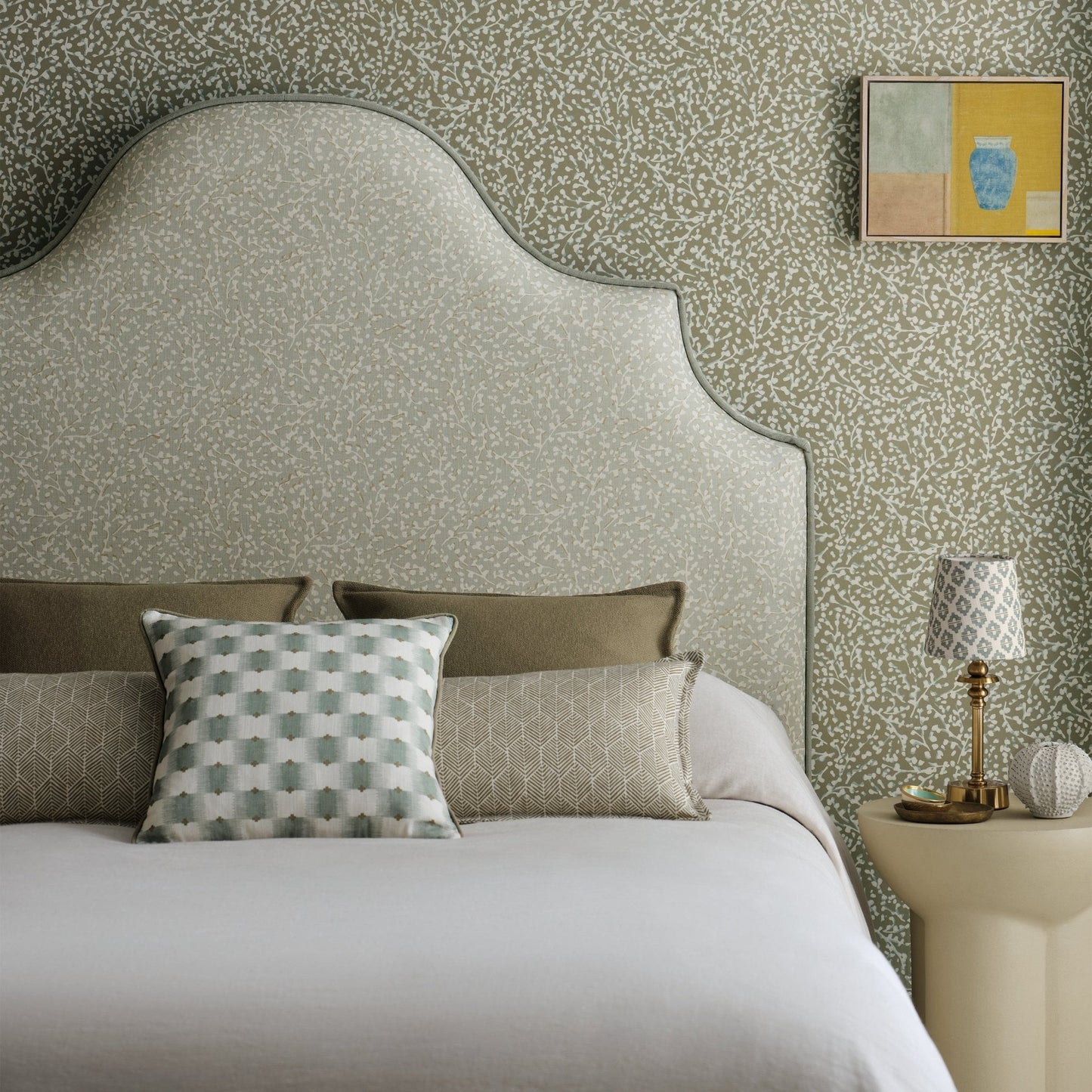 Eleni Wallpaper - Caper - Romo - Aubin - W475/04 - Premier Wallcovering