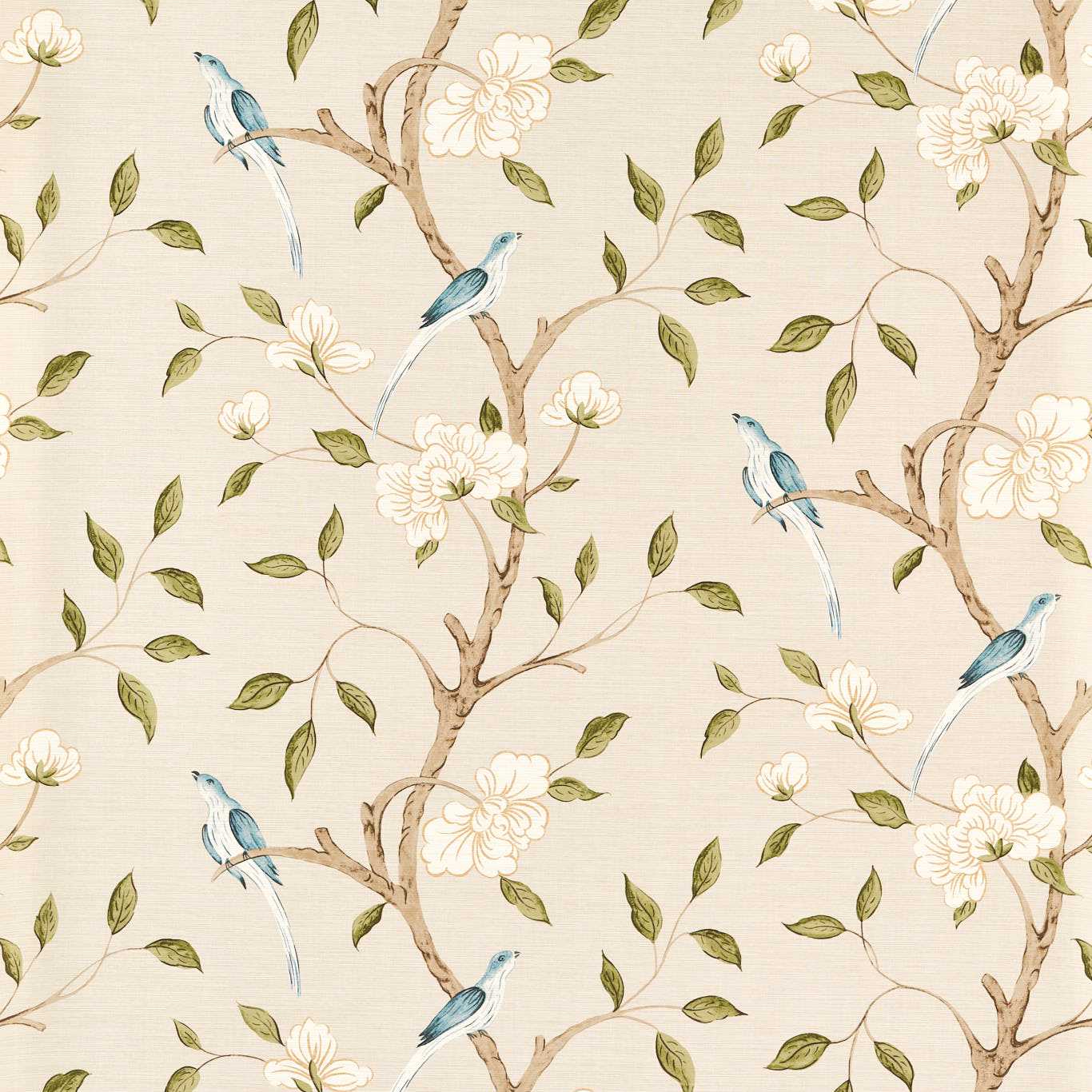 Eleonora Print Wallpaper - Evergreen - ZATW313046 - Zoffany