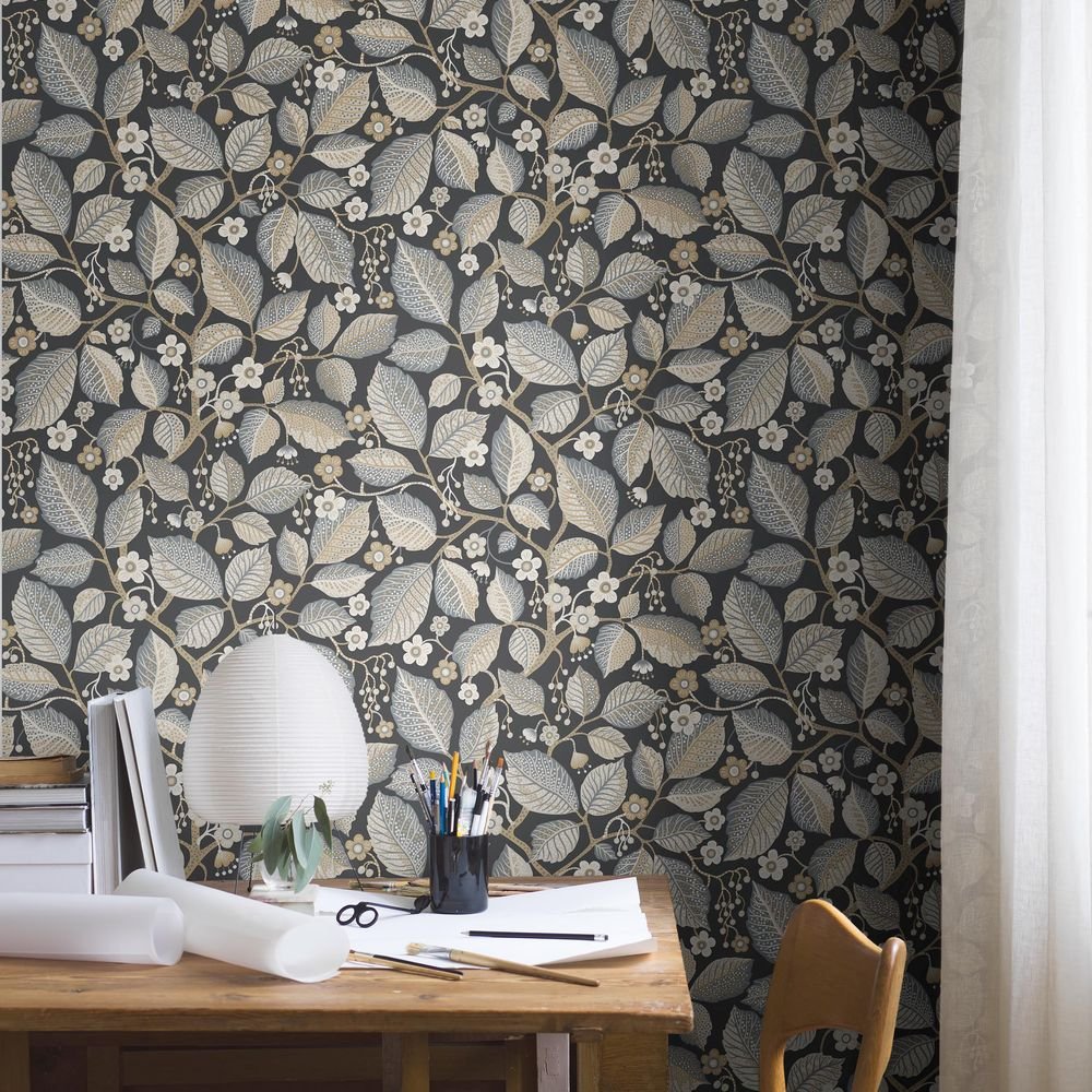 Elm Tree Wallpaper - Charcoal - Boråstapeter - 7786 - Premier Wallcovering