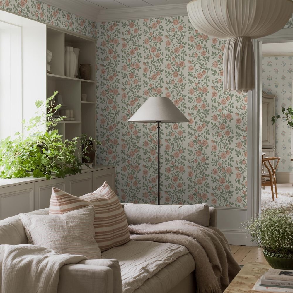 Elsa Wallpaper - Pink - Boråstapeter - 6958 - Premier Wallcovering