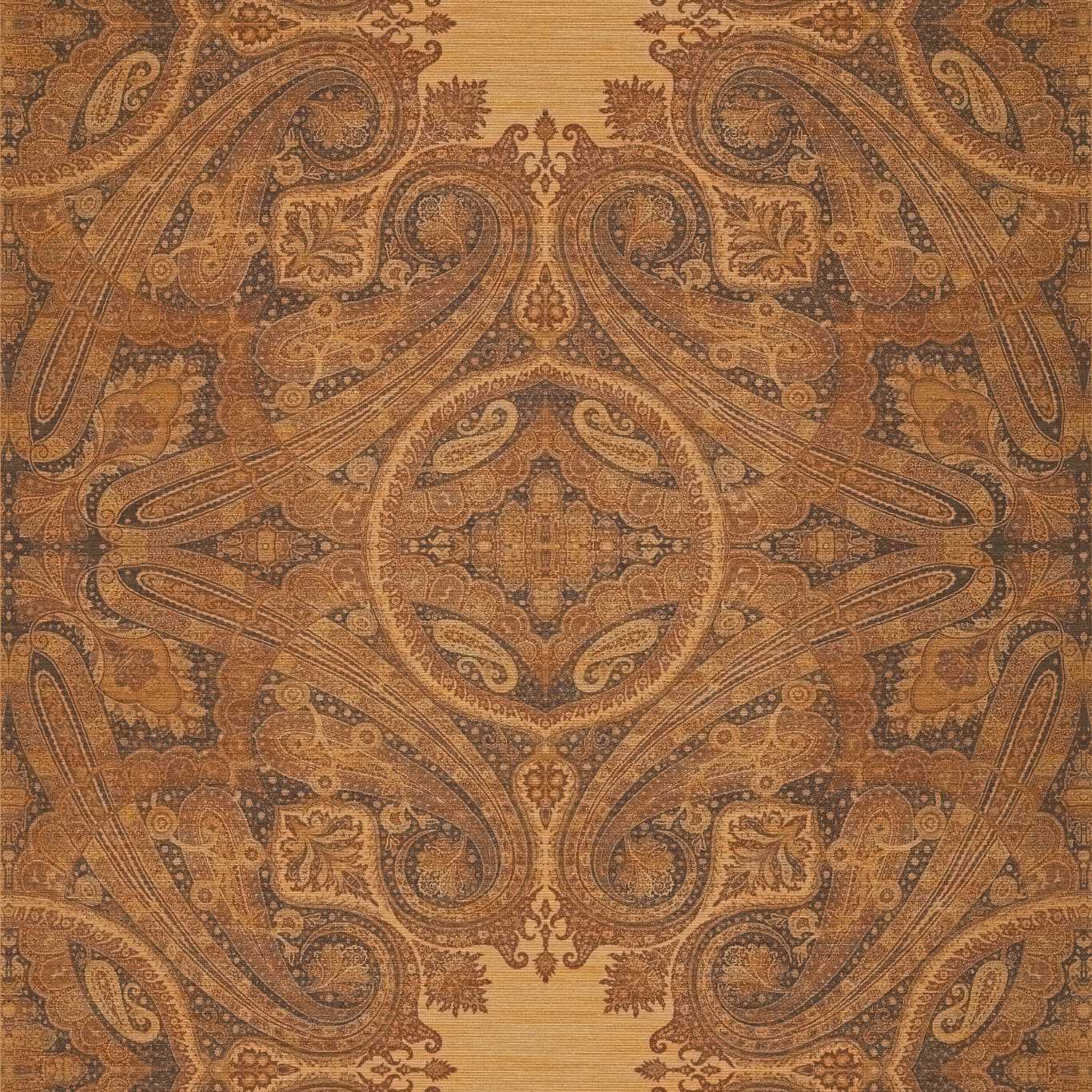Elswick Paisley Wallpaper - Sunstone - ZKEM312646 - Zoffany