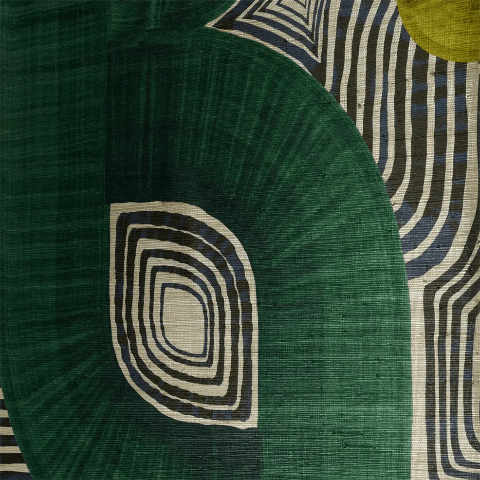 En Allant Aux Baux Grasscloth Wallpaper