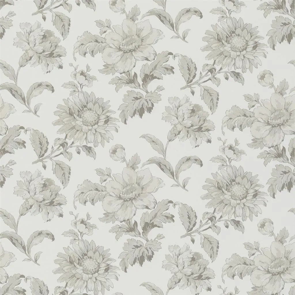 English Garden Floral Wallpaper - Birch - English Heritage - PEH0004/01Wallpaper199