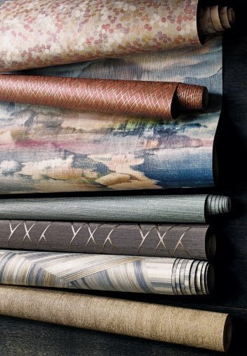 Esker Wallpaper - Copper - J8007 - 02 - Jane Churchill