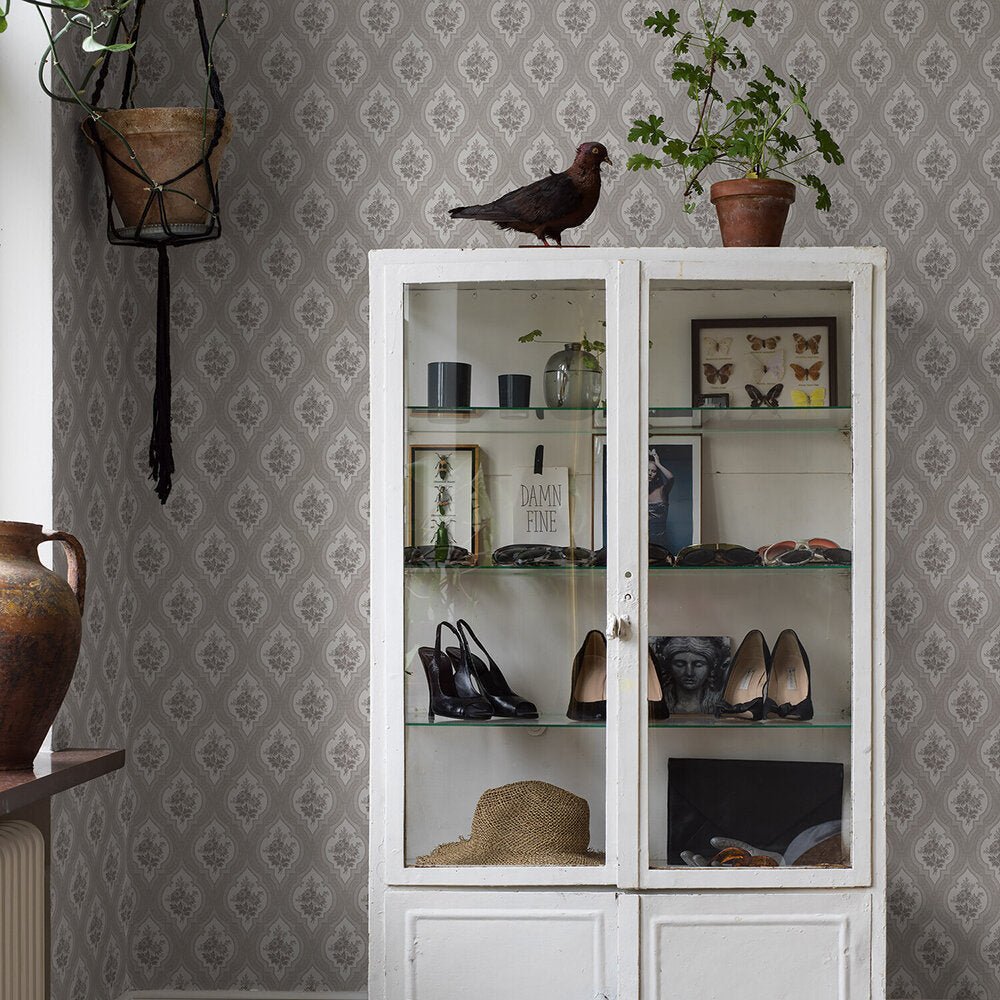 Eternal Flower Wallpaper - Taupe - Boråstapeter - 4261 - Premier Wallcovering