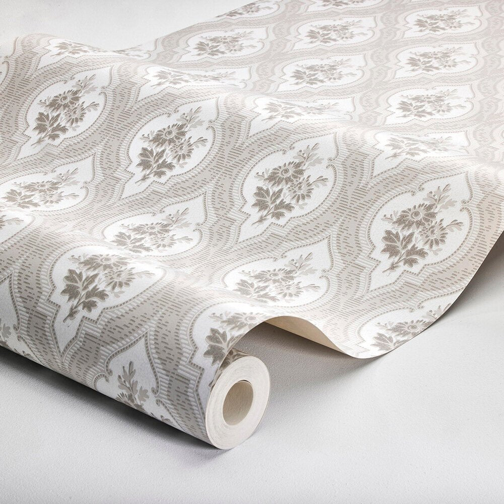 Eternal Flower Wallpaper - Taupe - Boråstapeter - 4261 - Premier Wallcovering