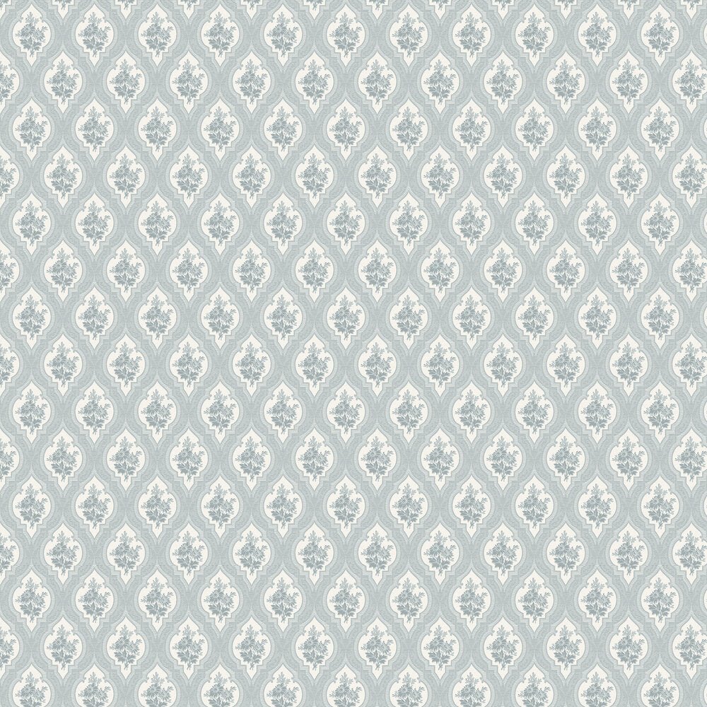 Eternal Flower Wallpaper - Blue - Boråstapeter - 4262 - Premier Wallcovering
