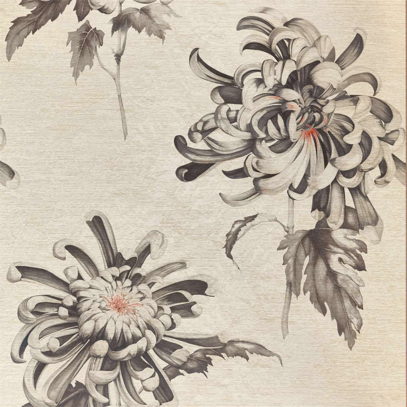 Evelyn Wallpaper - Koi/Vine Black - ZTOT312734 - Zoffany