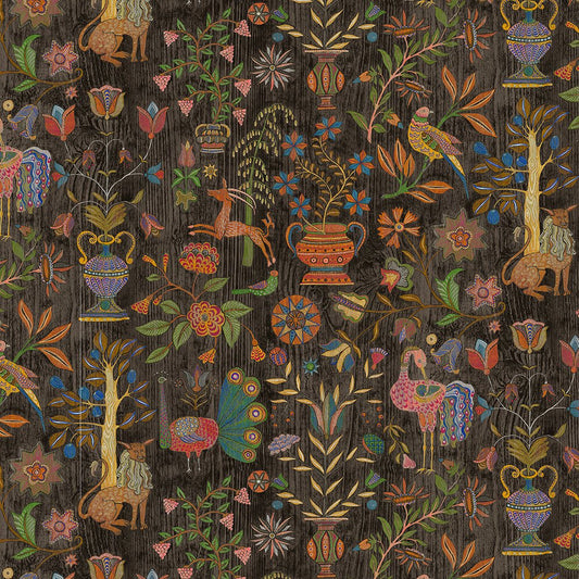 Fable Garden Wallpaper - Multi - Josephine Munsey - JMW-104501 - Premier Wallcovering